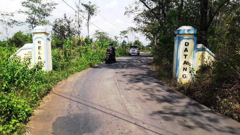 Ambles, Jalan Penghubung talok-Maribaya di Kabupaten Brebes Nyaris Putus