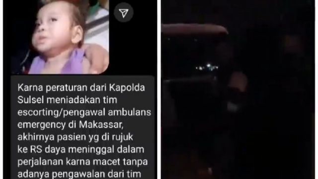 Bayi Meninggal di Ambulans yang Macet karena Larangan Pengawalan, Kapolda Sulsel: Ini Ngarang-ngarang Ini