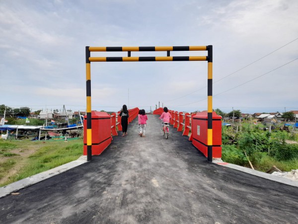 Jembatan Karangmangu-Pangaradan di Kabupaten Brebes Rampung, Akses Warga Lebih Mudah