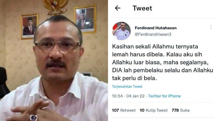 Minta Umat Islam Maafkan Ferdinand Hutahaean, Kapitra: Malahan Orang Seperti Ini Berhak Terima Zakat loh