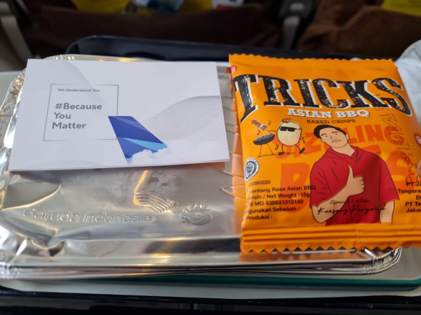 Kaesang Pangarep Viral Lagi, Kali Ini Gambarnya Ada di Snack Paket Makanan Pesawat Garuda