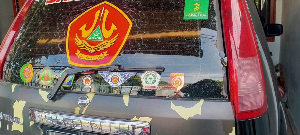 Mobil GP Ansor Kota Tegal Dirusak Orang Tidak Dikenal, Polisi Diminta Ungkap Modus dan Pelakunya