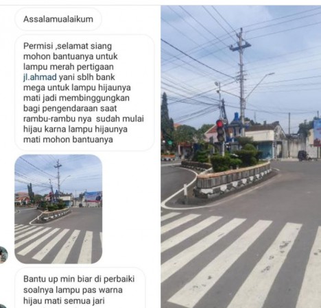 Traffic Light Jalan Ahmad Yani Pemalang Membingungkan, Pengendara Curhat di Medsos