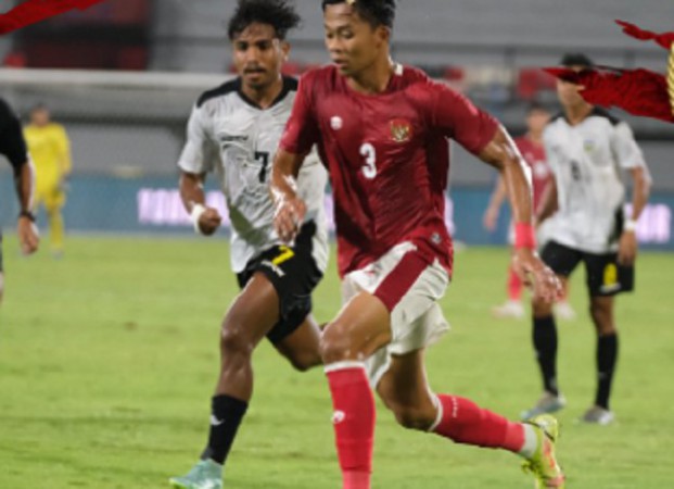 Indonesia Tertinggal 0-1 dari Timor Leste dan Lolos Kartu Merah di Babak Pertama