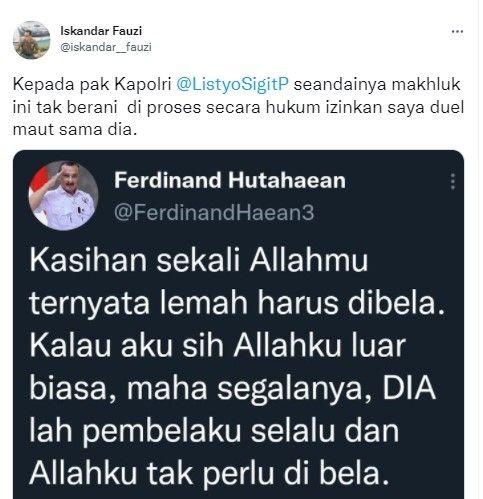 Ferdinand Hutahaean Bikin Gaduh, KNPI Resmi Laporkan ke Bareskrim Polri: Benar-benar Meresahkan!