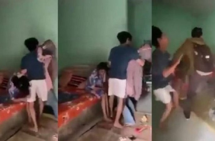 Video Pelakor Dijambak Istri Sah Viral, Bercelana Pendek Suami Sibuk Halangi