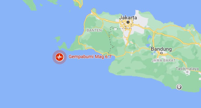 Terasa Sampai Jakarta, Polisi Belum Terima Laporan Kerusakan Pasca Gempa Sumur Banten