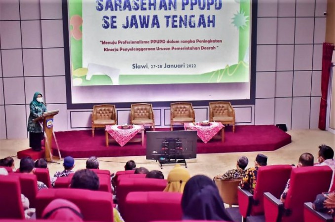 Buka Sarasehan PPUPD se-Jawa Tengah, Bupati Umi Azizah Singgung Fenomena Korupsi Penyelenggara Negara