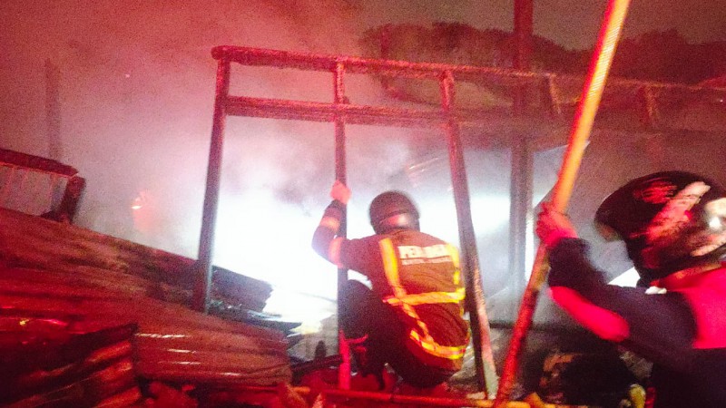 Rumah Industri Pembuat Wingko di Kota Tegal Ludes Terbakar