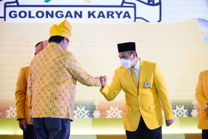 Ketua Umum Golkar Airlangga Optimis Kuningkan Pulau Sumatera di Pemilu 2024