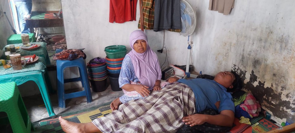 Kasihan Pasutri di Tegal Ini, Suami Derita Saraf Kejepit Sementara Istrinya Kena Kanker Payudara