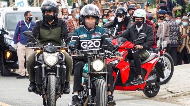 Sandiaga Berani Bilang Jokowi Ngebut usai Konvoi Motor di Toba di Depan Wartawan