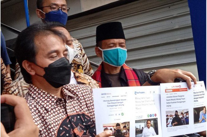 Dipolisikan GP Ansor, Roy Suryo Didampingi Pengacara dan Konsultan Hukum se-Indonesia