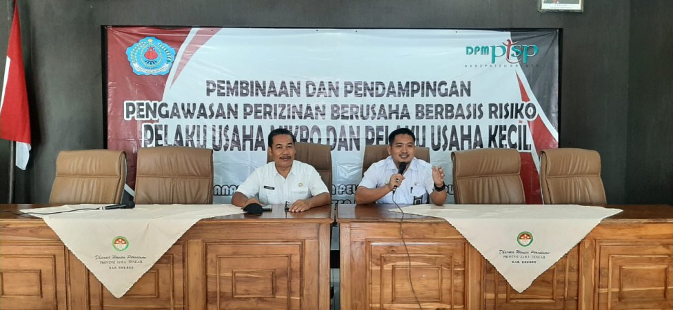 DPMPTSP Beri Pendampingan Usaha Mikro Kecil, Terkait Pangawasan Berusaha Berbasis Resiko