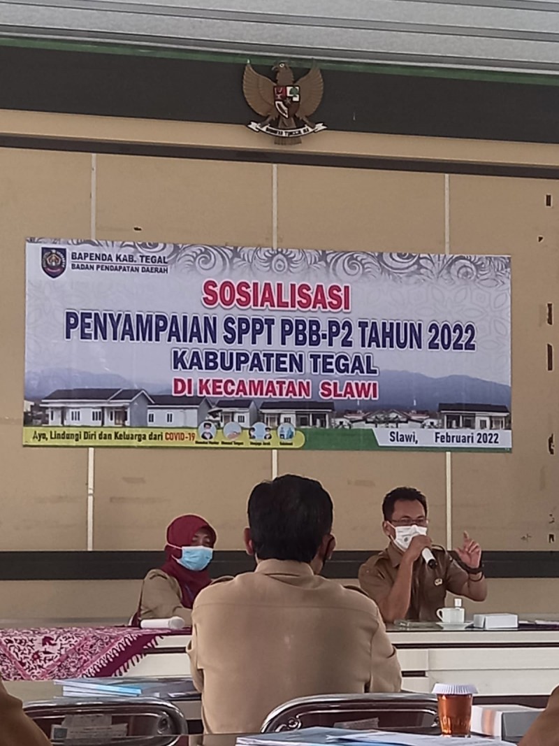 Bapenda Kabupaten Tegal Sosialisasikan Penyampaian SPPT PBB Tahun 2022