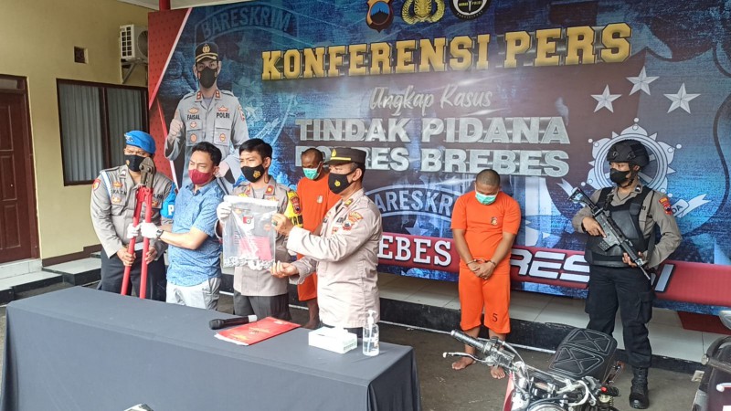 Bobol Gudang Besi, Sopir di Brebes Diringkus Polisi