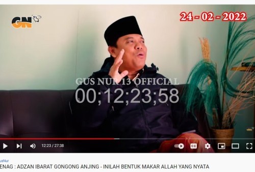 Gus Nur Praktikan Azan dengan Gonggongan Anjing, Netizen: Harus Dikandangin Ini Orang