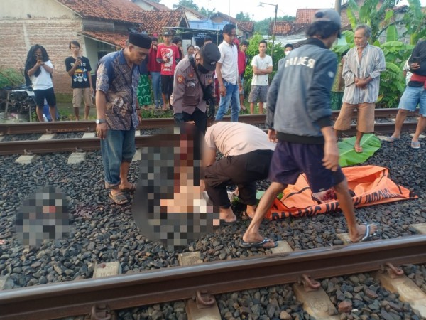 Tengah Bersepeda, Kakek di Brebes Tewas Mengenaskan Ditabrak Kereta Api