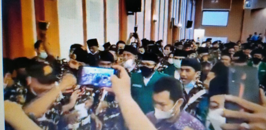 Video Menag Yaqut Dijaga Ketat Banser Bikin Heboh, Warganet: Banser Garda NKRI #PecatBarenoDariMUI