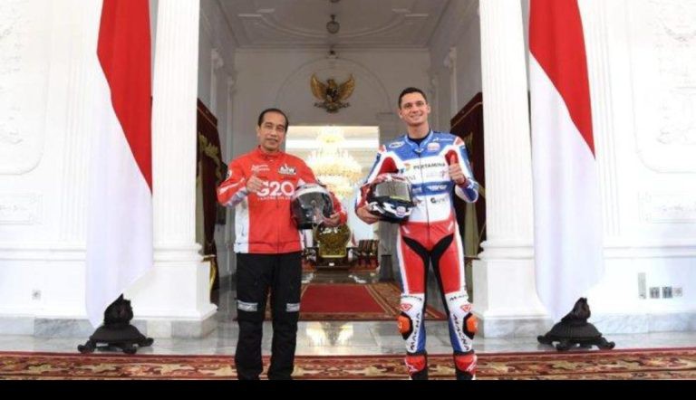 Mampir ke Istana Negara, Pembalap MotoGP Dijamu Wedang Jahe Hangat oleh Presiden Jokowi