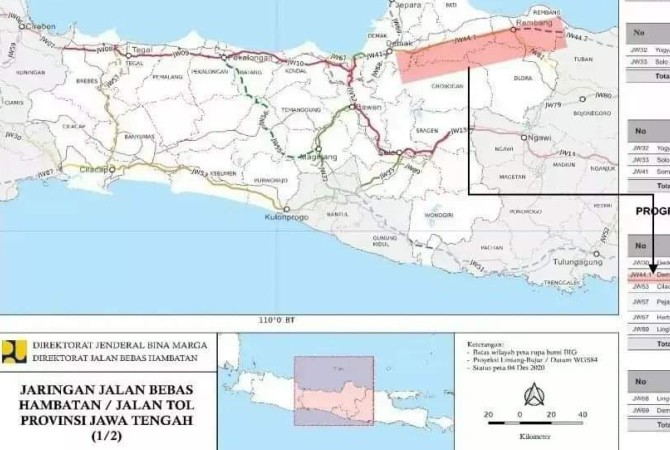 Tokoh Samin Pati Tolak Pengambilan Tanah Uruk untuk Tol Demak-Tuban