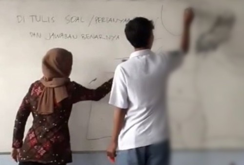 Duh, Guru Lagi Ngajar Malah si Murid Maju Gambar Tak Senonoh, Netizen: Ditabok, Ortu Lapor Polisi