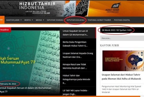 Sudah Resmi Dibubarkan, Website HTI Masih Bisa Diakses, Gerilya?