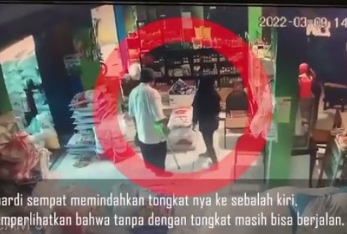 Sebelum Ditembak Mati Densus 88, dr Sunardi Terekam CCTV Bisa Berdiri Tanpa Tongkat