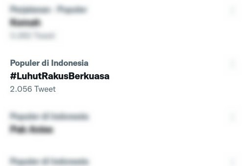 Klaim Luhut Panjaitan soal Tambahan Jabatan Presiden Viral, Tagar #LuhutRakusBerkuasa Trending