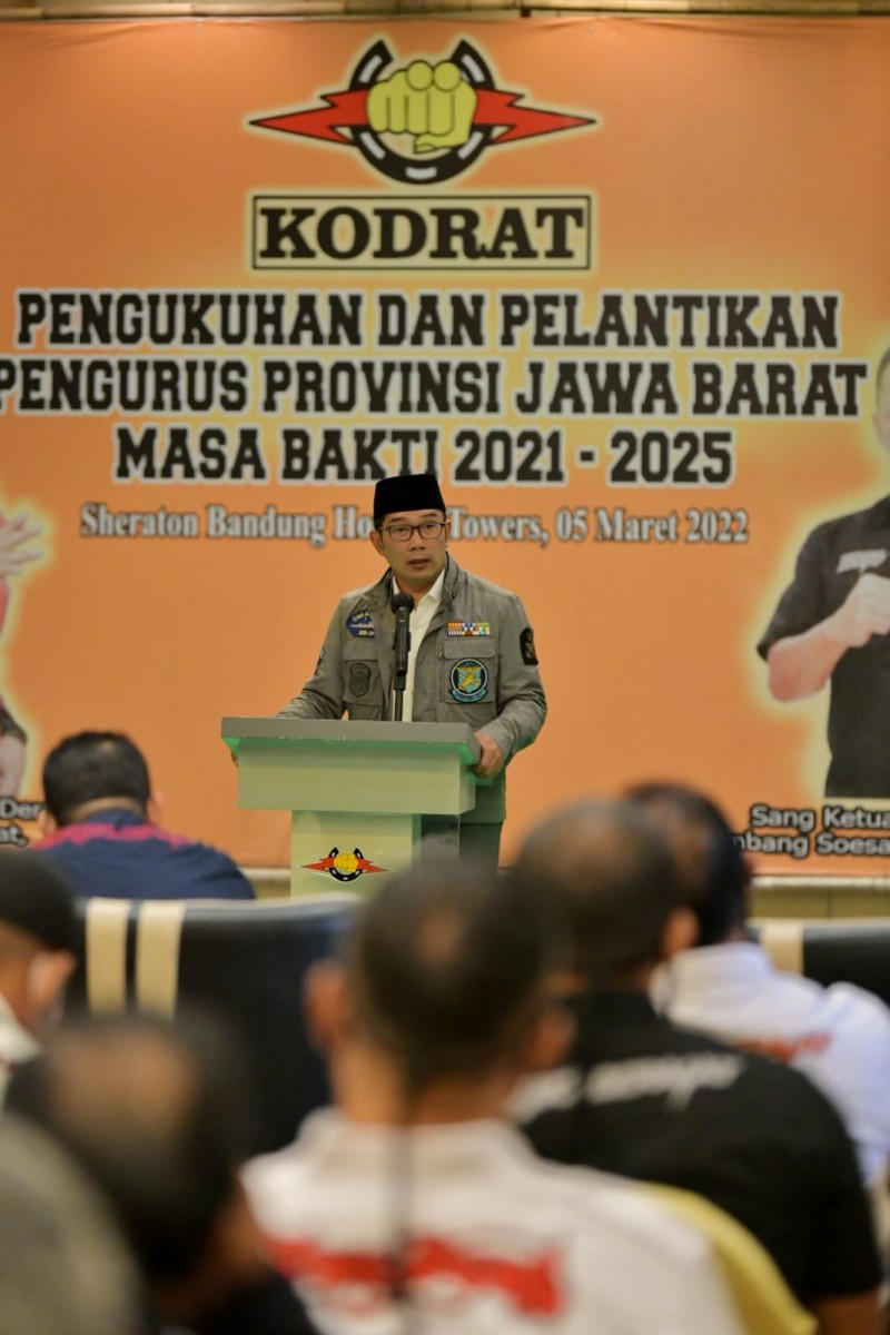 Ridwan Kamil Harapkan Tarung Derajat Bisa Masuk Kompetisi Olahraga Bertaraf Internasional