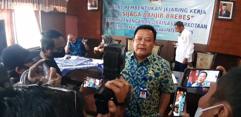 Atasi Permasalahan Drainase Perkotaan, DPU Brebes Bentuk Jejaring Kerja Sijaga Banjir