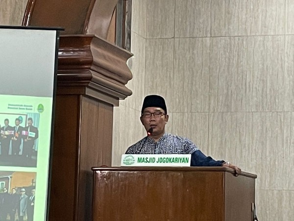 Ke Jogyakarta, Ridwan Kamil Selalu Ingat Pesan sang Ayah: Jangan Berhenti Membangun Masjid