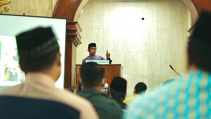 Ridwan Kamil Ingin Belajar Memakmurkan Masjid dari Jogokariyan