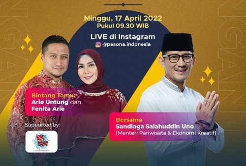Undang Arie Untung dan Istrinya, Sandiaga Uno Diserang Buzzer dan Didesak Dipecat Presiden Jokowi