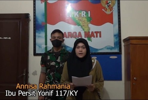 Mengaku Hanya Ikut-ikutan, Istri Prajurit TNI 'Potong Bebek Angsa' Minta Maaf