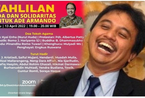 Viral Ajakan Tahlilan Lintas Agama untuk Ade Armando, Roy Suryo: Ambyar, Ternyata Editan