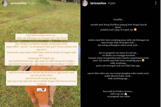 Larissa Chou Kesal dengan Klarifikasi Alvin Faiz: Mau Nangis Deh