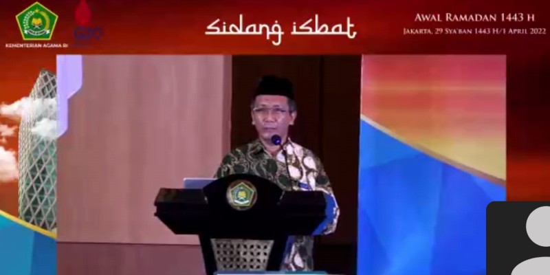 Pemerintah Tetapkan 1 Ramadan Jatuh Pada 3 April, Hilal Belum Penuhi Kriteria