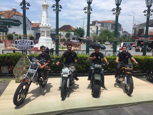 Tour the Java Heritage Yamaha, Tampilkan Karya Custom XSR 155 Jateng dan Yogyakarta