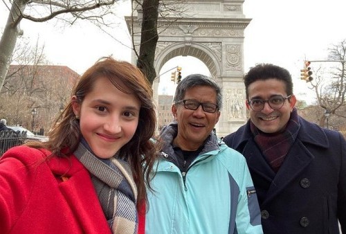 Si Cantik Tsamara Amany Ketemuan dengan Rocky Gerung di New York, Videonya Viral