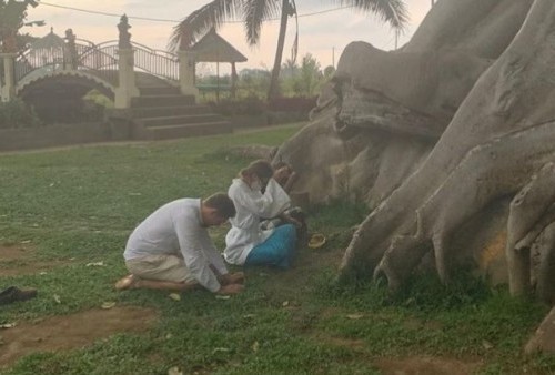 Mengaku Sangat Malu, Turis Asing Minta Maaf Usai Video Tanpa Busananya di Pohon Keramat Viral