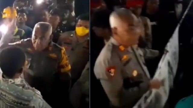 Viral Video Polisi Buka Paksa Penutupan Jalan saat Malam Lebaran, Ternyata Ada Alasannya