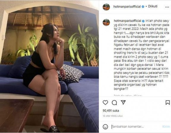 Foto Iqlima Kim Nyaris Tanpa Pakaian Diunggah Hotman Paris, Video Juga