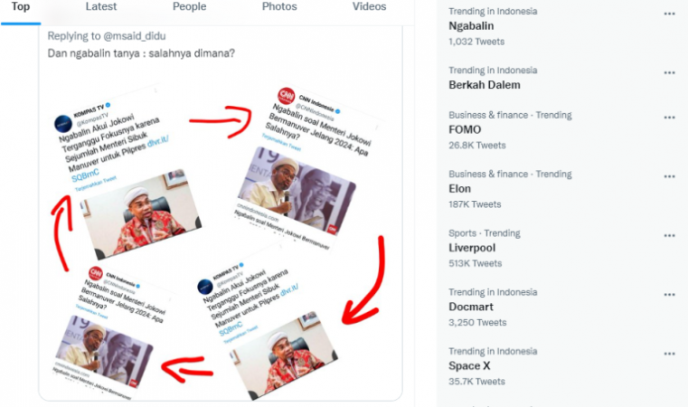 Ngabalin Trending di Twitter! Sebelumnya Sebut Jokowi Terganggu Manuver Menteri, Sekarang Bilang Begini