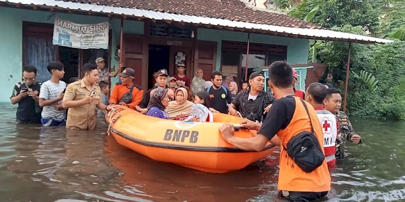 Banjir Rob Juga Melanda Wilayah Kota Pekalongan, Aula Kecamatan Jadi Tempat Pengungsian