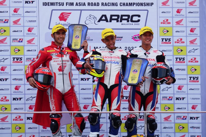 Tampil Impresif, Pebalap Astra Honda Kuasai Podium ARRC di Sirkuit Sepang, Malaysia