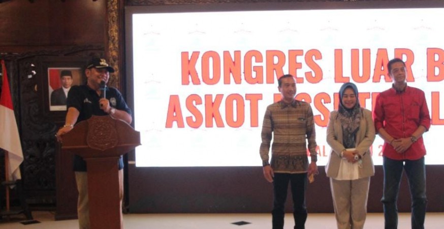 Wali Kota Tegal Dedy Yon Buka Kongres Luar Biasa Askot PSSI Tegal 2022
