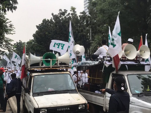 Gunakan Plat Palsu, Mobil Komando FPI Reborn Pernah Dipakai Demo PDIP Jakarta Utara