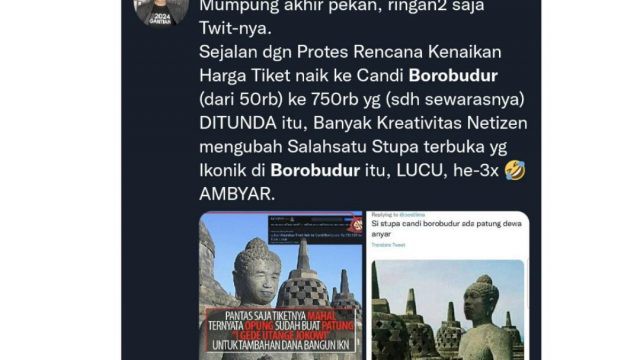 Roy Suryo Unggah Stupa Mirip Presiden Jokowi, Tim Hukum Merah Putih Siap-siap