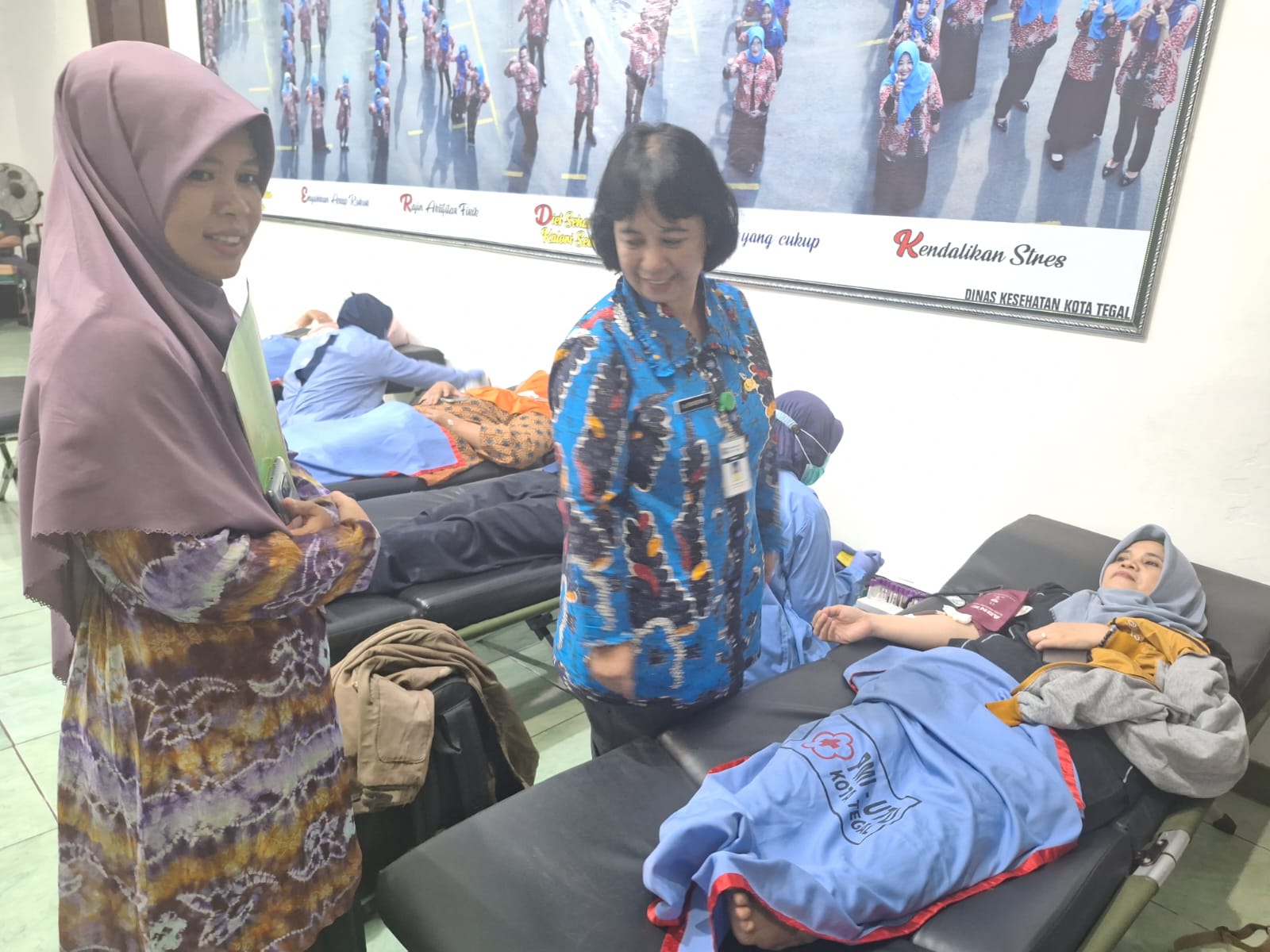 HKN ke-59, 168 Orang Antre Donor Darah di Kantor Dinkes Kota Tegal 
